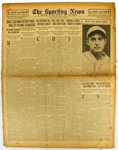 1927 SPORTING NEWS BASEBALL MAGAZINE ORIGINAL 5 5 1927 - Picture 1 of 4
