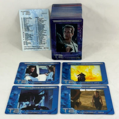 TERMINATOR 2 (Artbox 2003) Complete FILMCARDZ 72 Card Set ARNOLD SCHWARZENEGGER - Image 1 of 4