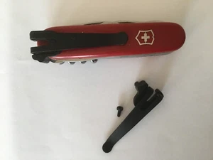 Clip für 91mm Victorinox Taschenmesser Stahl Deep Carry - Bild 1 von 3