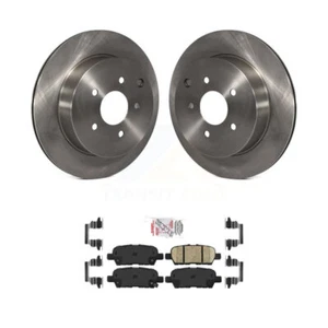 Rear Disc Brake Rotors And Ceramic Pads Kit For INFINITI Q50 Q60 QX70 Q70 Q70L - Picture 1 of 14