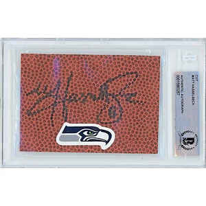 Matt Hasselbeck Signed Football Cut Seattle Seahawks Auto Beckett Autographed - Picture 1 of 6
