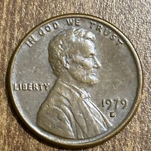 1979 D/D Rpm Filled D Lincoln Cent A/3 - Picture 1 of 3