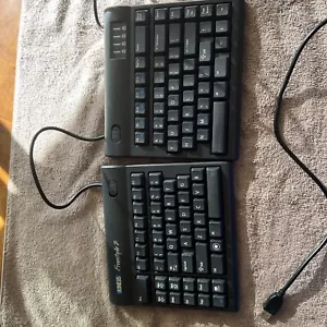 Kinesis Freestyle 2 Solo KB800PB-US Wired Keyboard READ - Black - Picture 1 of 7