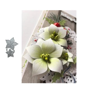 2Pcs Flowers Cut Die Stencil Scrapbook Embossing Album Paper Card Making Crafts - Picture 1 of 7