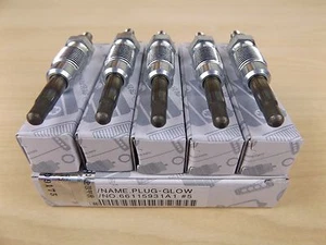 GENUINE SSANGYONG KORANDO SUV 5 CYL 2.9L TD ALL MODEL GLOW PLUG SET(5 EA) - Picture 1 of 3