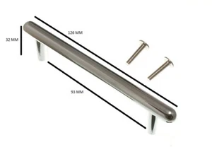 Tirador De Puerta De Armario De Cocina T Bar Cromado 96mm + Tornillos - Imagen 1 de 1