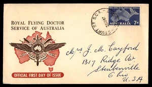 MayfairStamps Australia FDC 1957 Royal Flying Doctor Service First Day Cover aar - Picture 1 of 2