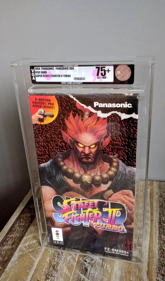 New ✹ SUPER STREET FIGHTER II TURBO 3DO GAME ✹ VGA 75+ GRADED ✹ SEALED CGC WATA - Image 1 of 4