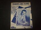 PARTITION AUTOGRAPHIÉE PERRY COMO RUMEURS ARE FLYING - AM 83