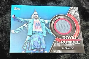 2018 WWE Sheamus Mat Relic Blue 49/50 Royal Rumble 1/28/2018 - Picture 1 of 2