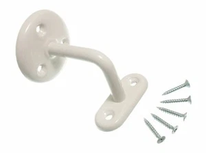 Neu 20 x Treppengeländer Handlaufhalter 2 1/2 & Quot; 63 mm Weißstahl - Onestopdiy - Bild 1 von 1