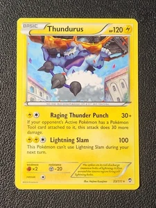 Thundurus 33/111 Pokemon card XY Furious Fists rare LP - Picture 1 of 2