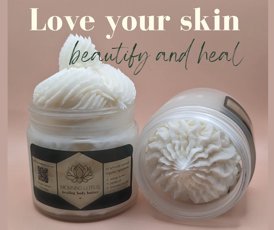 Healing Body Butter with Jojoba oil and Mango Butter - unscented - Image 1 of 4