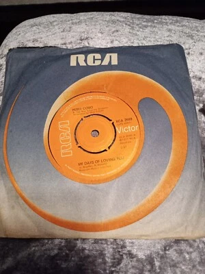 PERRY COMO my days of loving you 7"  RCA 1971.VG/VG Free UK Postage - Image 1 of 4