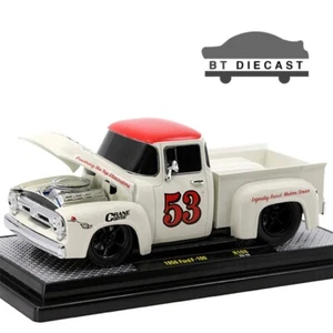M2 MACHINES 1956 FORD F-100 CRANE CAMS #53 PICK UP TRUCK 1/24 WHITE 40300 108 B - Picture 1 of 2