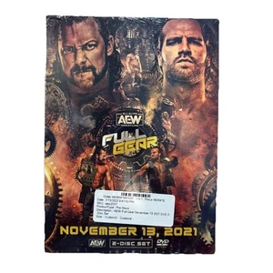 AEW Full Gear 2021 DVD 2-Disc Set Kenny Omega Hangman CM Punk Eddie Kingston New - Picture 1 of 2