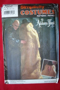Simplicity 7992 Addams Family Tío Fester Cousin It Disfraz Patrón Adulto XS-LG - Imagen 1 de 2