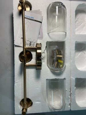 Luz de tocador Kichler 55185CPZ Madden 3 luces 24" de ancho - bronce champán Foto 1 de 2