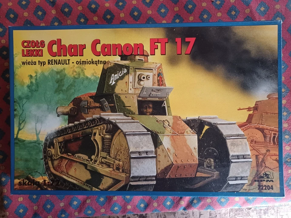 RPM 72204 - char RENAULT FT 17 Tourelle Renault canon - 1:72 plastic kit - Immagine 1 di 1