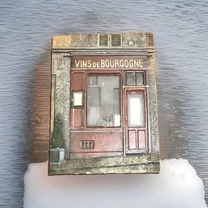 Chiu Tak Hak Wandrelief Französisch Vins de Bourgogne Hang Keramik Bunt 3D - Bild 1 von 2