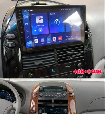 64G para Toyota Sienna 2004-2010 Android Carplay rádio de carro 9 polegadas estéreo GPS WIFI - Imagem 1 de 4