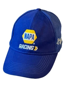 Sombrero de Carreras Napa Azul Amarillo Unisex Adulto Bordado Firmas Ajustable OSFM - Imagen 1 de 13