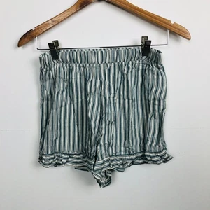 American Eagle Women's Striped Ruffle Runner Short Elastic Waist Casual Size XS - Picture 1 of 4