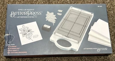 Spellbinders BetterPress Letterpress System for Easy Elegant Stationery Crafting - Image 1 of 3