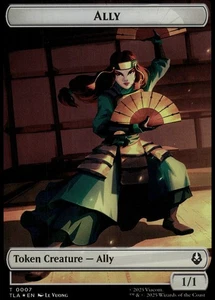 MTG - Ally (0007) // Clue (0018) Double-Sided Token 7 // 18 Avatar - Foil - Bild 1 von 2