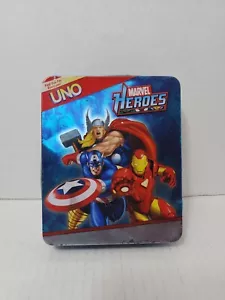 UNO Marvel Heroes Card Game in Collector's Tin - Picture 1 of 6
