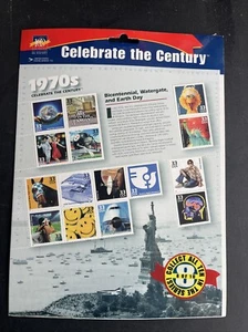 Scott #3189 33¢ 1970s Celebrate the Century Sheet of 15 Stamps - Sealed - Picture 1 of 2