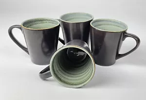 Starbucks Coffee Company 1 Tasse Portugal anthrazitgrüner Glasurwirbel selten 12oz - Bild 1 von 10