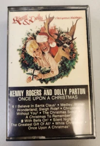 Kenny Rogers and Dolly Parton Once Upon a Christmas Cassette Tape 1984 - Picture 1 of 6