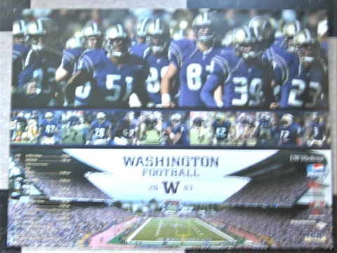 2003 Washington Huskies SEASON SCHEDULE POSTER~ Cover