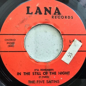 The Five Satins – (I'll Remember) In The Still Of The Night - 1964 US Reissue 7" - Picture 1 of 4