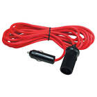 RoadPro 12V 12-Foot Heavy-Duty Extension Cord with Cigarette Lighter Socket RP-2