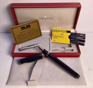 Vintage SHEAFFER Connaisseur Nib in Solid 18K Gold Fountain Pen w/Original Box - Picture 1 of 11