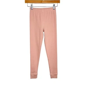 Nordstrom Girls Ribbed Leggings Size Med (8/10) Pink Elastic Waist NWT - Picture 1 of 8