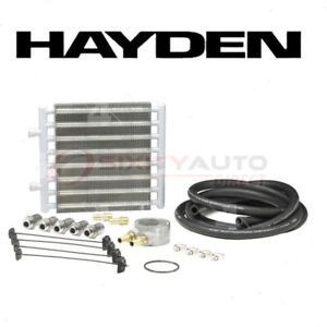 Hayden Engine Oil Cooler for 1985-1989 Subaru GL-10 - Belts Cooling fm