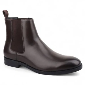 Botas Alfani Para Hombres Marrón Tacón Pull-Tab Goring Acolchadas Luka Punta Redonda (Talla 11) - Imagen 1 de 2