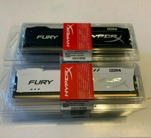 Kingston HyperX FURY DDR4 2400MHz PC4-19200 Desktop Gaming Memory 8GB 16GB 32GB - Picture 1 of 17