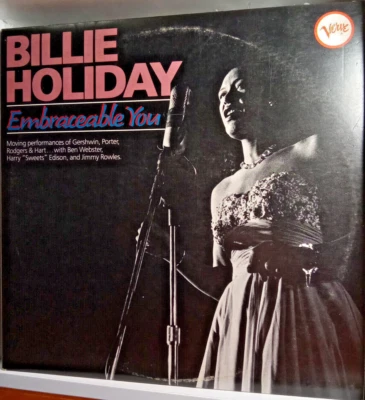 BILLIE HOLIDAY - EMBRACEABLE YOU 1984 U.S. Verve Records 2xLP VG+/VG+ - Image 1 of 4