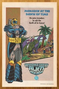 1991 DC Comics Armageddon The Alien Agenda Vintage Print Ad/Poster Promo Art 90s - Picture 1 of 4