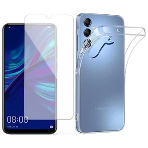 Pour SAMSUNG GALAXY A15 5G VERRE TREMPÉ + COQUE TRANSPARENT PROTECTION INTEGRAL - Photo 1 sur 11