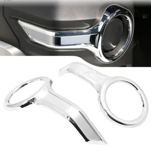 Motorcycle Chrome Fog Light Trim Rings For Honda Gold Wing GL1800 F6B 2018-2023 - Picture 1 of 6