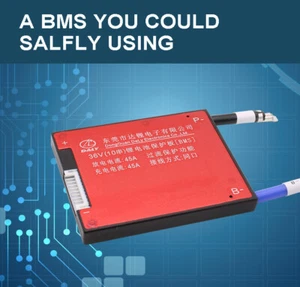High Quality sealed 10S 36V BMS 16A 25A 35A 45A 60A BMS with balance water proof - Picture 1 of 7
