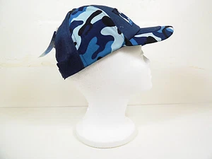 Kids Hats Boys Camo Denim Cap Hat Blue Green Brown Boy Youth Baseball Caps 1 pc - Picture 1 of 12