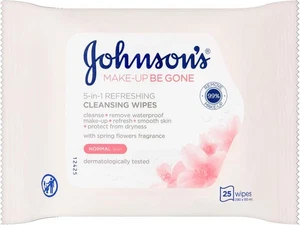 Johnson's Face Care Make Up Be Gone Refreshing Wipes, Pack of 25 UK - Picture 1 of 5