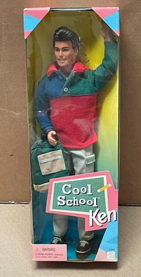 Mochila Ken Barbie vintage genial escolar nueva en caja 1999 23941 estudiante niño muñeca Foto 1 de 4