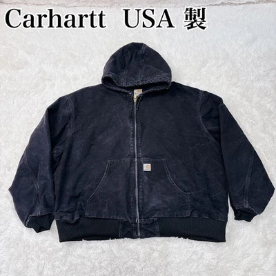 Chaqueta Carhartt USAMade Active Negra Talla 5XL Para hombres con estilo de J... - Imagen 1 de 4